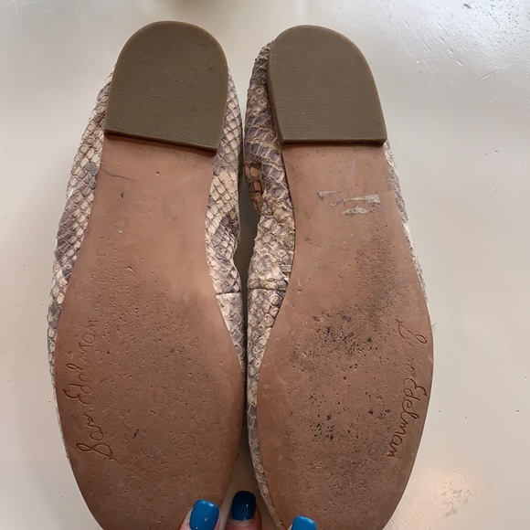 Sam Edelman Felicia Flat Snake Cream -Size 8 - Picture 3 of 6